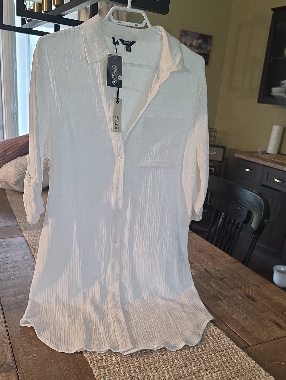 New BUFFALO cotton breezy swim beach coverup Xs - Picture 1 of 7